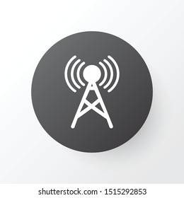Communication tower icon symbol. Premium quality isolated antenna element in trendy style