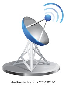 Communication Tower - Illustration