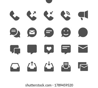 Communication v1 UI Pixel Perfect Well-crafted Vector Solid Icons 48x48 Ready for 24x24 Grid for Web Graphics and Apps. Simple Minimal Pictogram