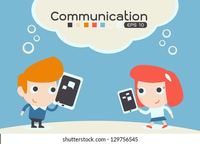 communication, vector