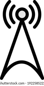 communication vector colour line icon