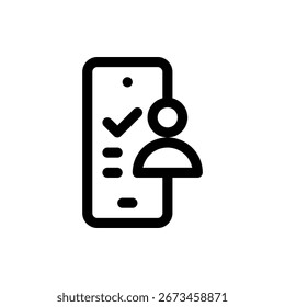 Communication vector design of contact card with phone, suitable for business, networking, and customer service themes