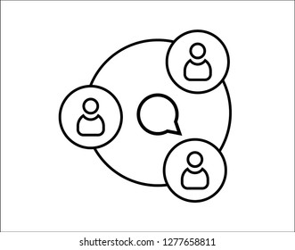 Communication Vector Icon - Vector 
