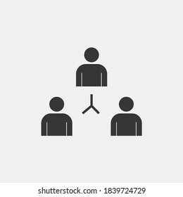 red de negocios de iconos de vector de comunicación