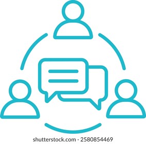 Communication vector icon. Can be used for printing, mobile and web applications.