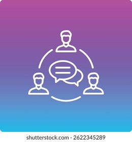 Communication vector icon. Can be used for printing, mobile and web applications.