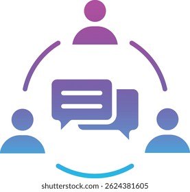 Communication vector icon. Can be used for printing, mobile and web applications.