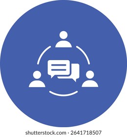 Communication vector icon. Can be used for printing, mobile and web applications.