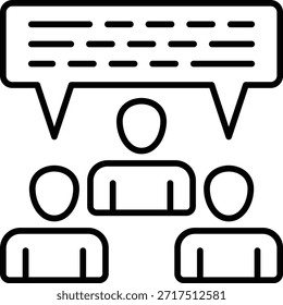 Icono de Vector de comunicación. Se puede utilizar para aplicaciones de impresión, móviles y de Web.