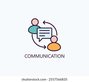Communication Vector, Icon Or Logo Sign Symbol Illustration