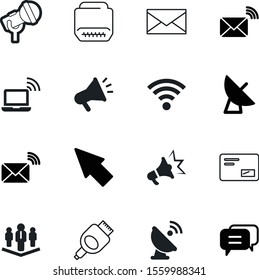 communication vector icon set such as: community, telecommunication, pointer, forum, persons, hotspot, balloon, broadcasting, member, crowd, new, contour, click, android, spot, receive, chat, buttons