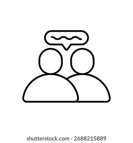 Ícone Vetor de comunicação Ícone do vetor ilustração de stock