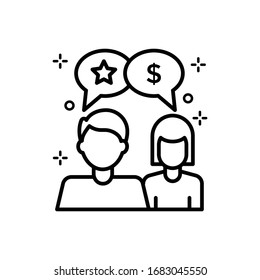 Communication Vector illustration. Internet and Digital Marketing icon.