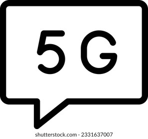 ilustración del vector de comunicación en un fondo transparente. Símbolos de calidad premium. Icono vectorial de trazo para el concepto y diseño gráfico.
