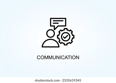 Communication Vector Or Logo Sign Symbol Illustration