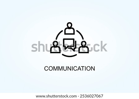 Communication Vector Or Logo Sign Symbol Illustration
