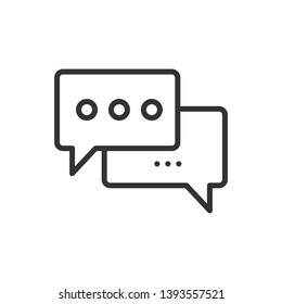 Communication Vector Out Line Icon