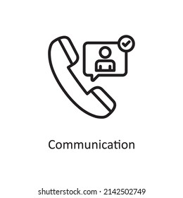 Kommunikationsvektorgrafik-Kontrast-Design-Illustration. Symbol für Bildungstechnologie auf weißem Hintergrund EPS10-Datei
