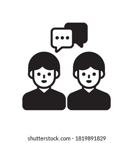 Communication vector style icon. EPS 10 file