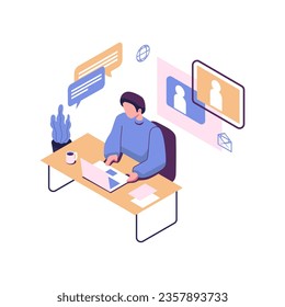 communication via the Internet, social networking,chat, video,news,messages,web site, search friends, mobile web graphics vector