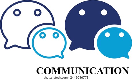 Communication web icons in line and fill style. Set of high quality Information technology signs for web and mobile app. Colorful Editable icon set of IT and Gadgets.