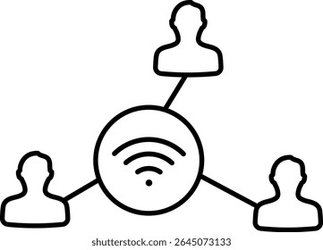 comunicação conexão wifi iot rede rede internet smart 10721