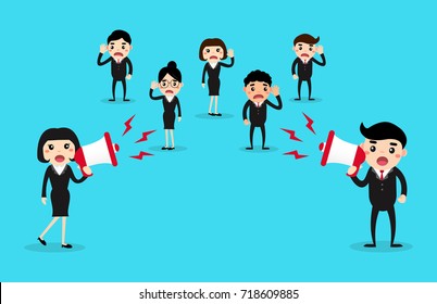 Communications. Business Concept vector illustration.