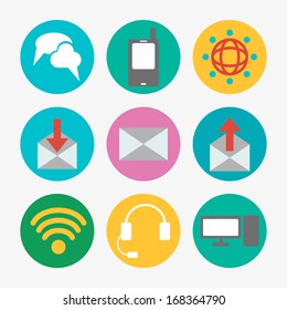 Communications icons