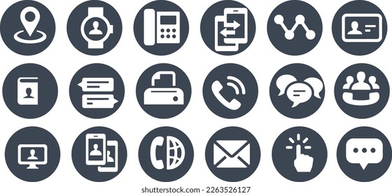 Communications Icons vector design email