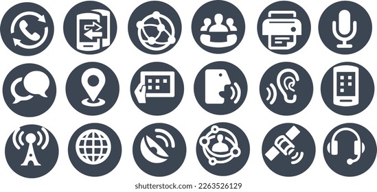 Communications Icons vector design email