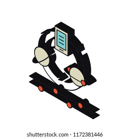 Communications isometric left top view 3D icon