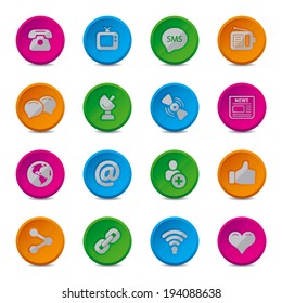 Communications new line buttons