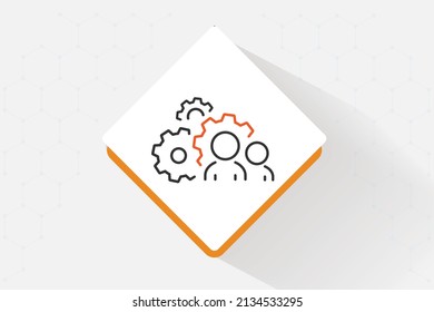 Communications Solutions icon vector design