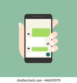 Communicator to chatting on mobile phone