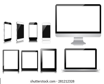 communicator modern device collection set