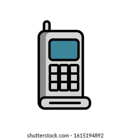 communicator radio military force isolated icon vector illustration design