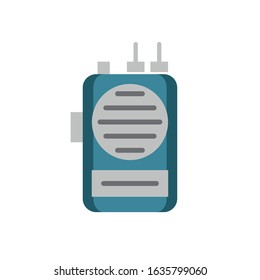 communicator radio military force isolated icon vector illustration design