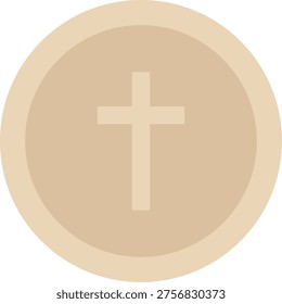  Communion Bread Host Religious Flat Icon