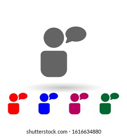 Communion multi color icon. Simple glyph, flat vector of web icons for ui and ux, website or mobile application