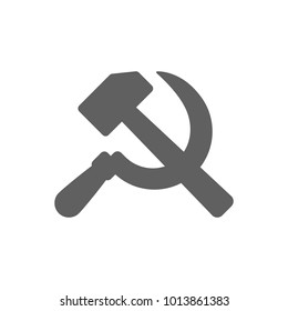 Communism icon in trendy flat style isolated on white background. Symbol for your web site design, logo, app, UI. Vector illustration, EPS