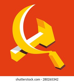 communism ideology. vector illustration