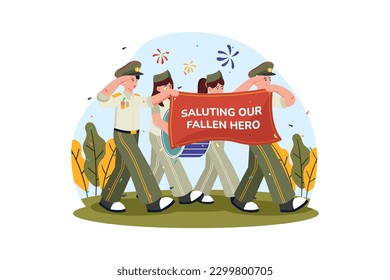 Communities hold parades and events to remember and pay tribute to fallen soldiers.