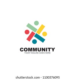 community, adaption and care logo design