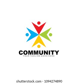 community, adoption and care logo design