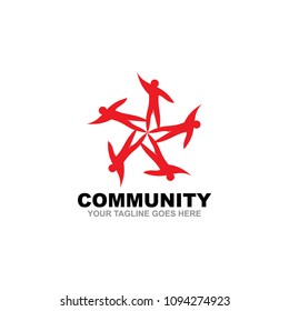 community, adoption and care logo design
