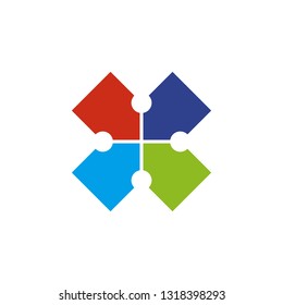 Community and adoption care logo design vector template