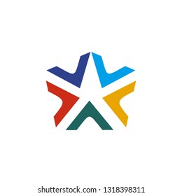 Community and adoption care logo design vector template