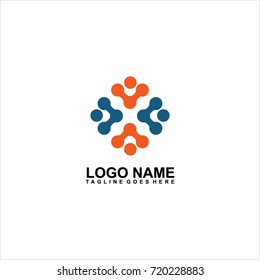 Community and adoption care logo template