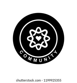 Community branding logo design sample