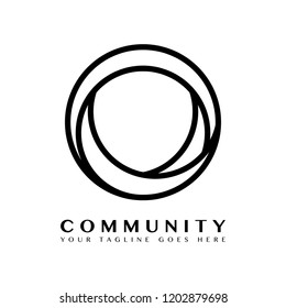 Ejemplo de diseño del logotipo de marca comunitaria